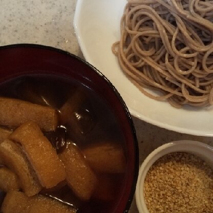 蕎麦で。美味しかったです♪有難うございます！